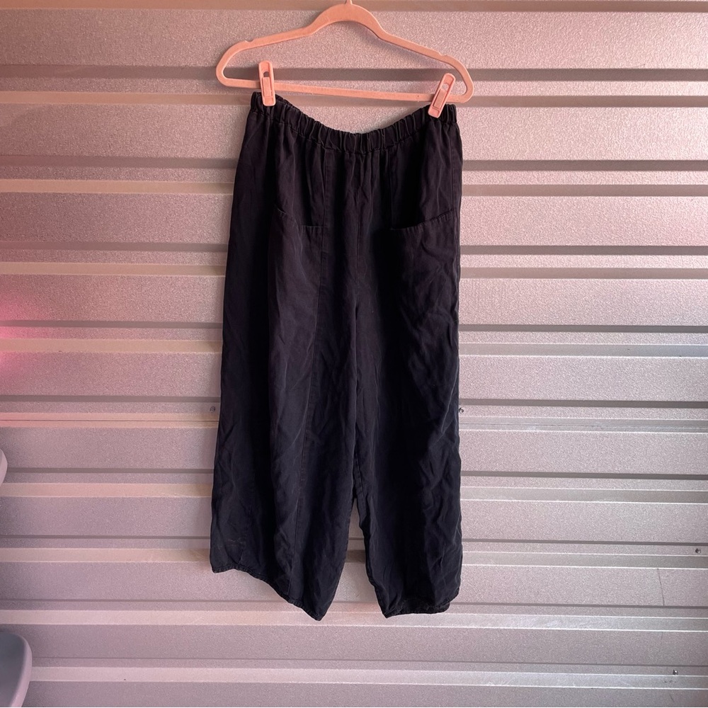 Cynthia Ashby cropped wide leg pant